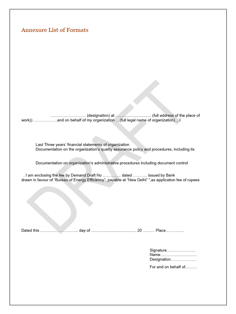 Accreditation Application Formats Guide | PDF | Verification And ...