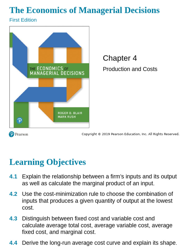Managerial Economics | PDF | Average Cost | Marginal Cost