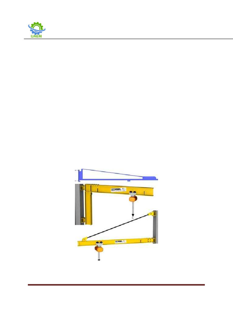 Design and Analysis of Wall Mounted Jib Crane | PDF