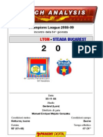 Olympique Lyon - Steaua Bucureşti 2-0 / Analiza Partidei