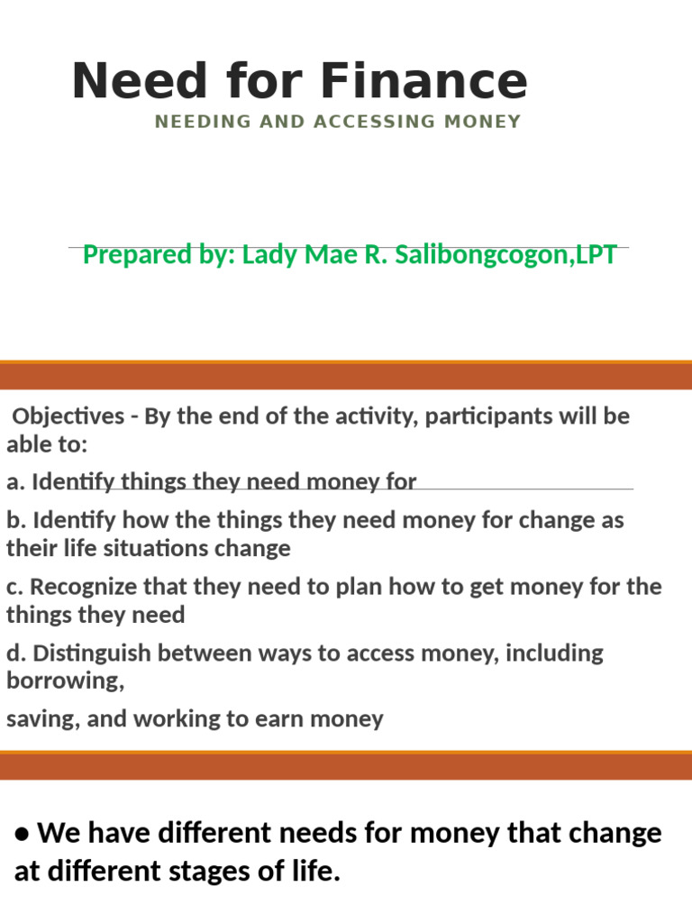 Financial Fitness Session 1-7 | PDF