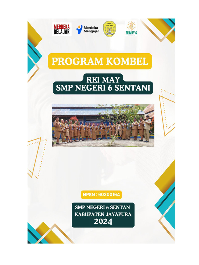 Program Kombel REI MAY SMP 6 Sentani | PDF