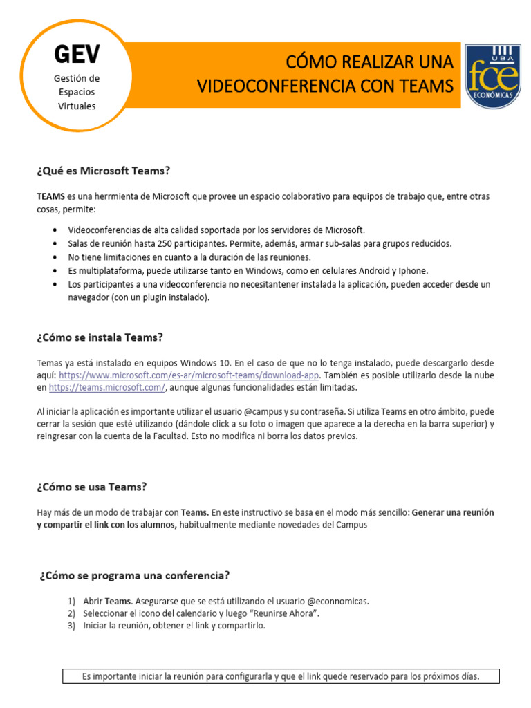 Guía Completa para Usar Microsoft Teams | PDF | Videotelefonía | Microsoft