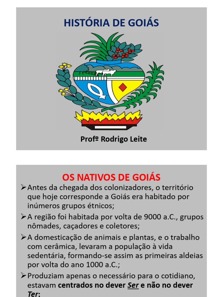 História de Goiás | PDF