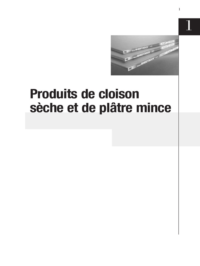 CGC Construction Handbook Ch01 Drywall and Veneer Plaster Products Can ...