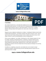 California Law School Curriculum