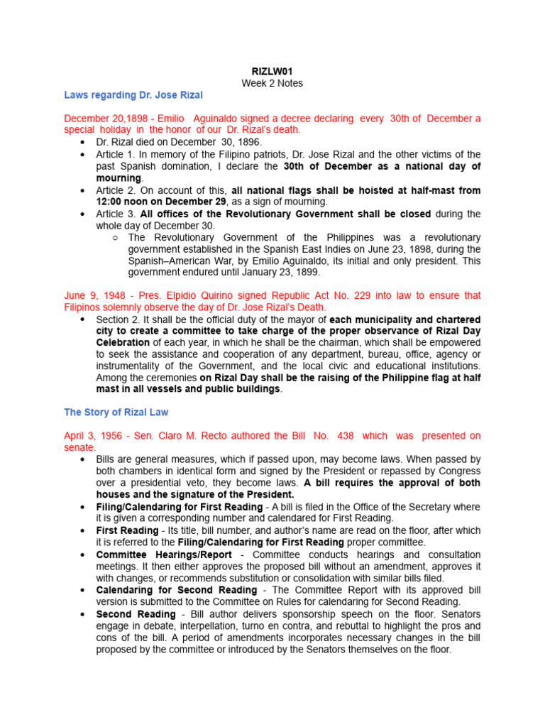 RIZ Week2 Notes | PDF