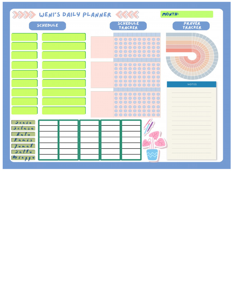 Daily Plan | PDF