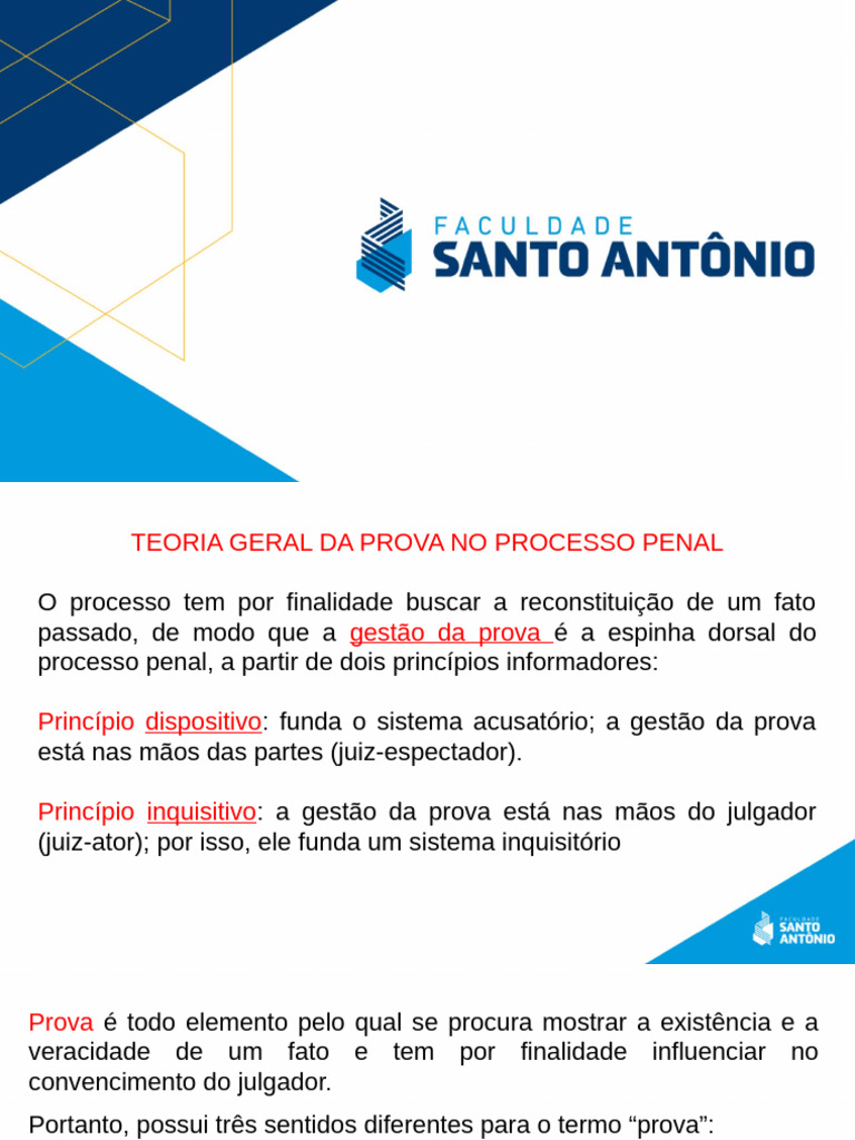 Processo Penal - Teoria Geral | PDF
