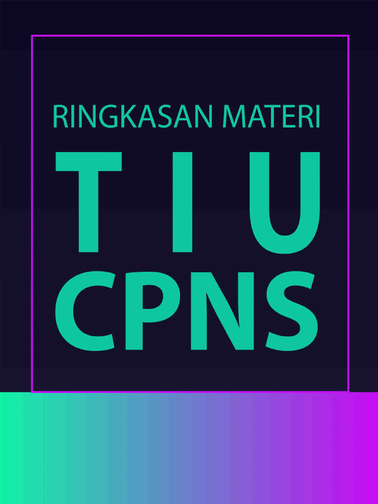 Ringkasan Materi TIU Cpns PDF