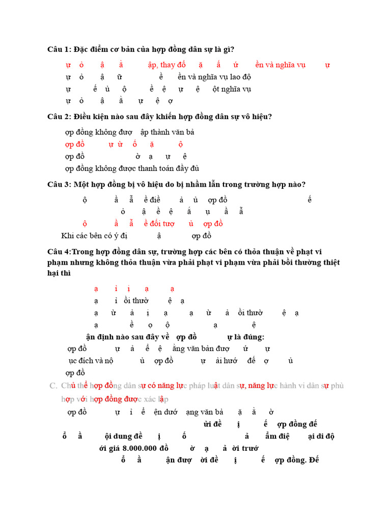 20 Câu TN PLDC | PDF