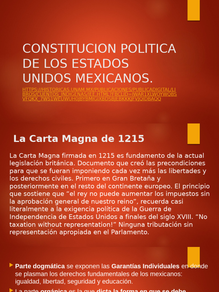 Constitucion Politica de Los Estados Unidos Mexicanos | PDF