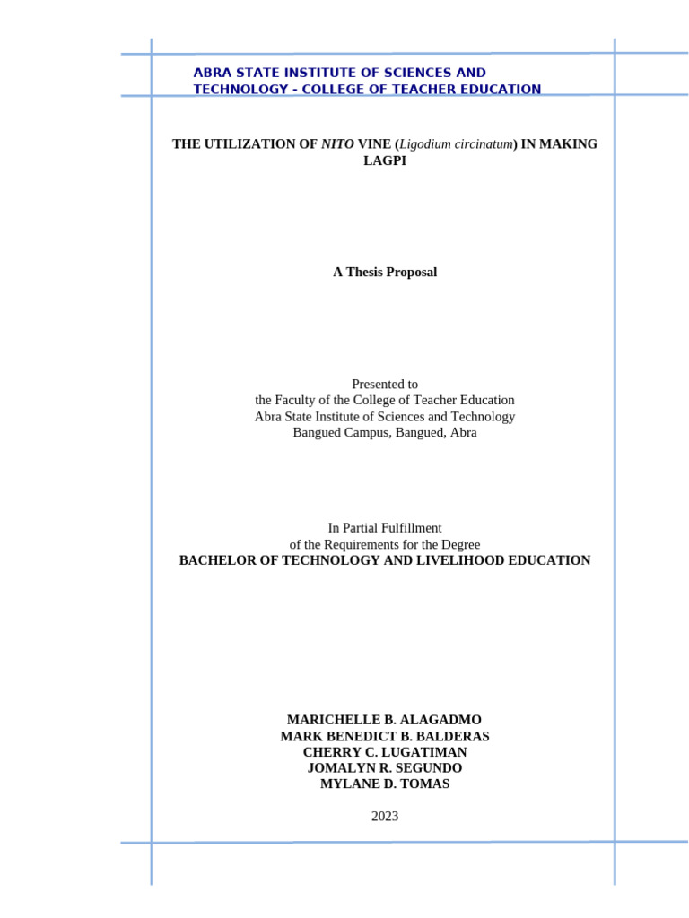 Thesis Chapter | PDF