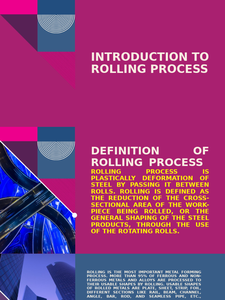 Introduction To Rolling Process | PDF