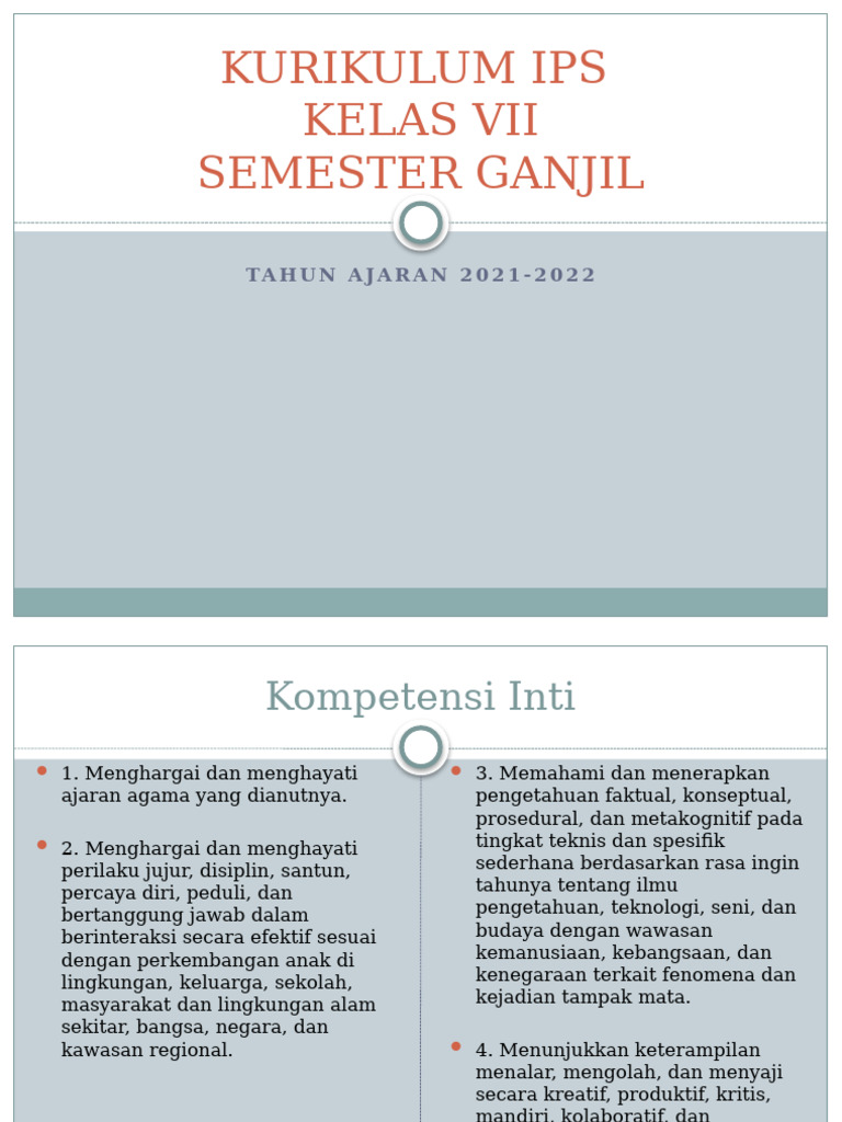 Kurikulum Ips | PDF