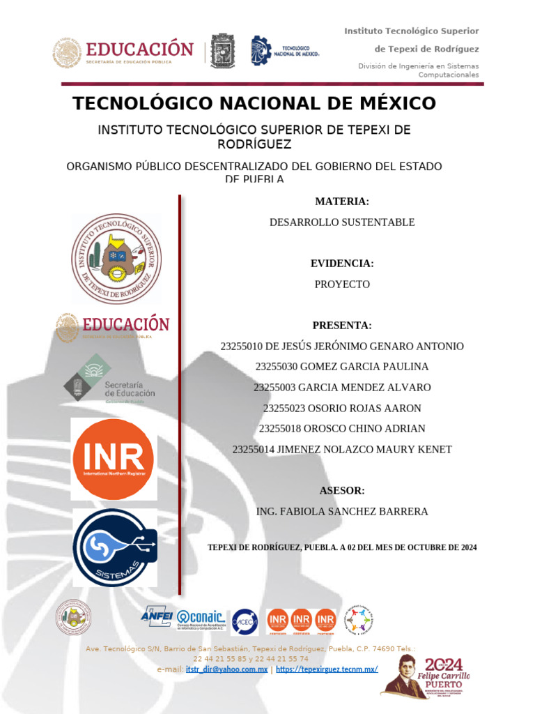 T2. Proyecto - Tecomic - Atoyatempa | PDF