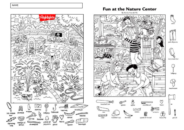 Hidden Object Kelas Relief | PDF