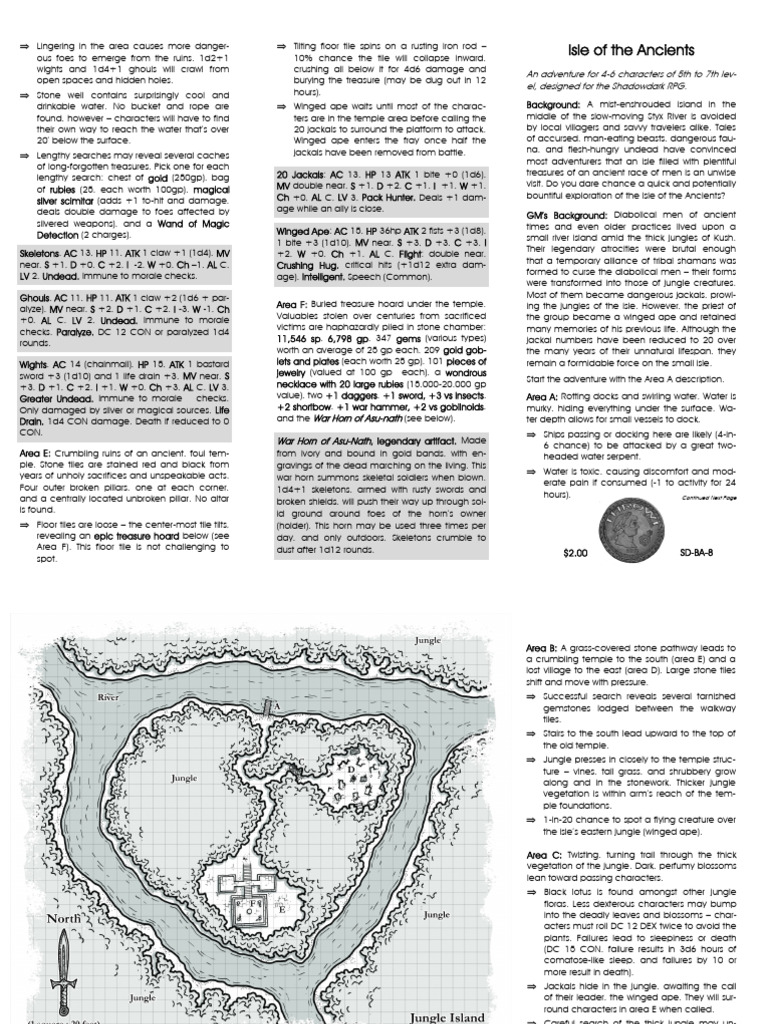 Isle of The Ancients | PDF