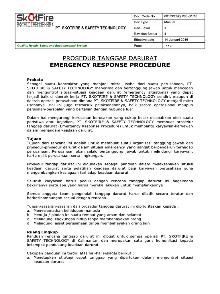 Tanggap Darurat | PDF
