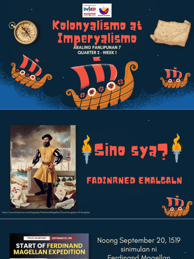 Ap7 Matatag Q2 Week 1 Kolonyalismo At Imperyalismo With Unang Misa Pdf