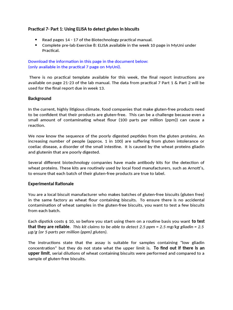 Practical 7 Instructions | PDF