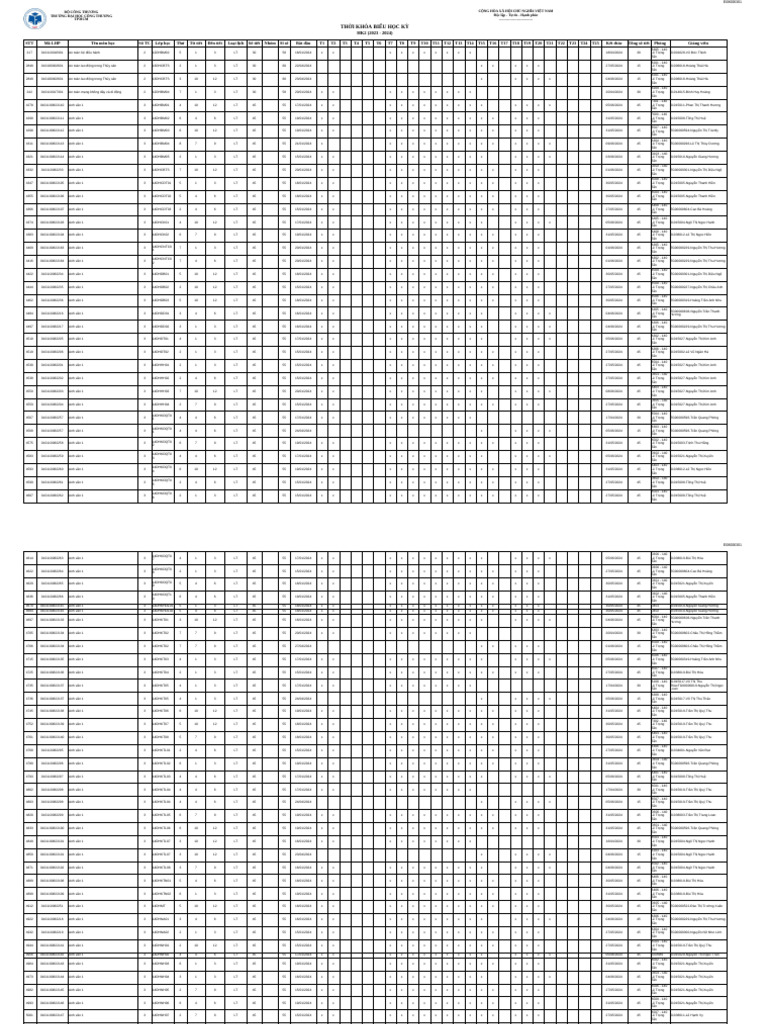 Cac lop hoc phan co xep lich hoc ky 2 nam 2023 2024 20231208095544 e pdf
