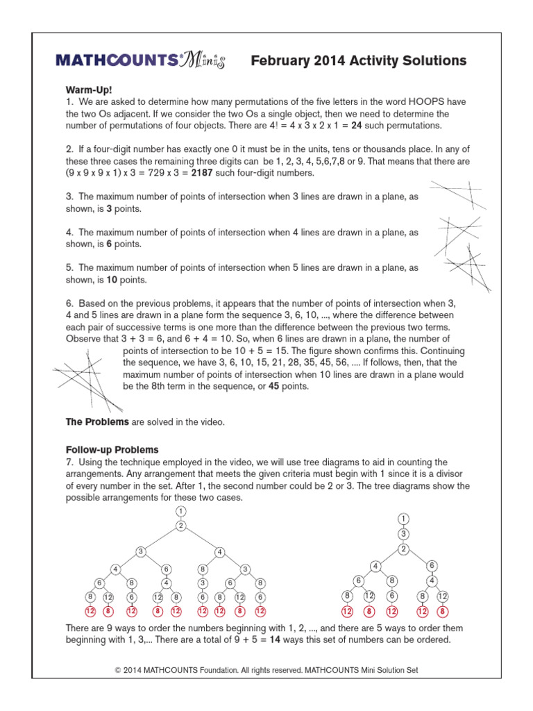 TBO Problem Solving Solutions | PDF | Permutation | Mathematics