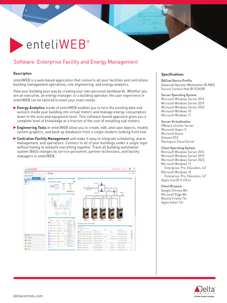 enteliWEB 423 Catalog Sheet | PDF