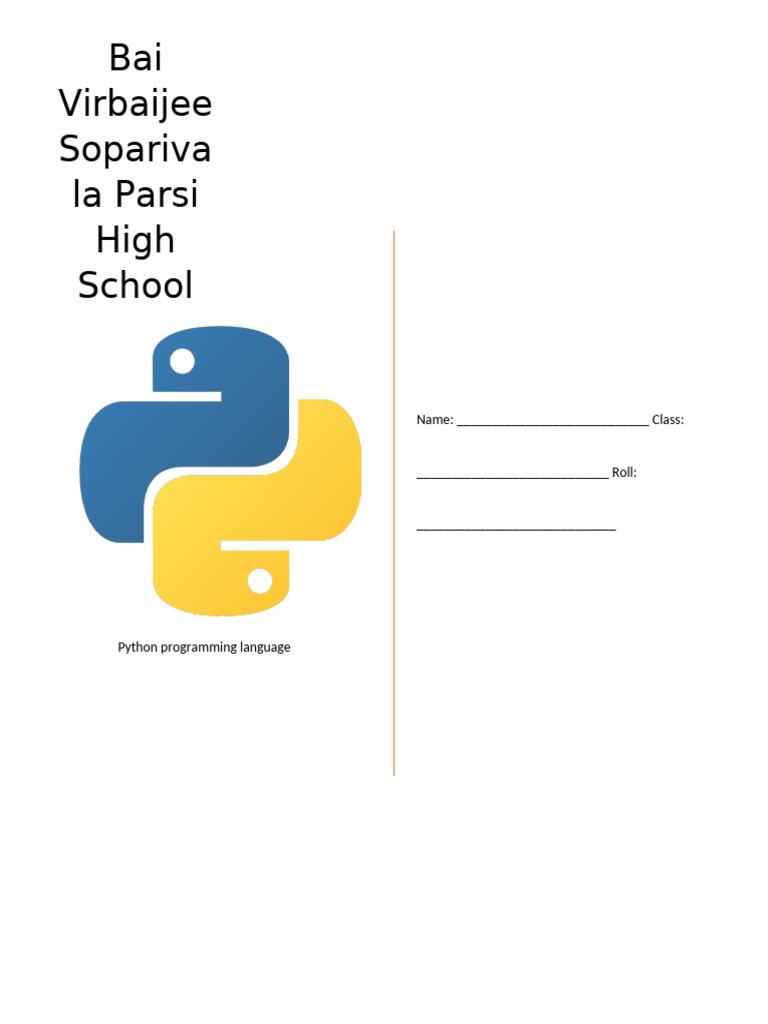 Introduction To Python | PDF