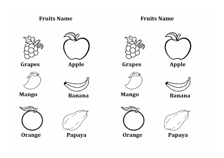 Fruits Name | PDF