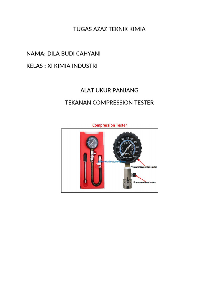 TugasATK5 - Compression Tester | PDF