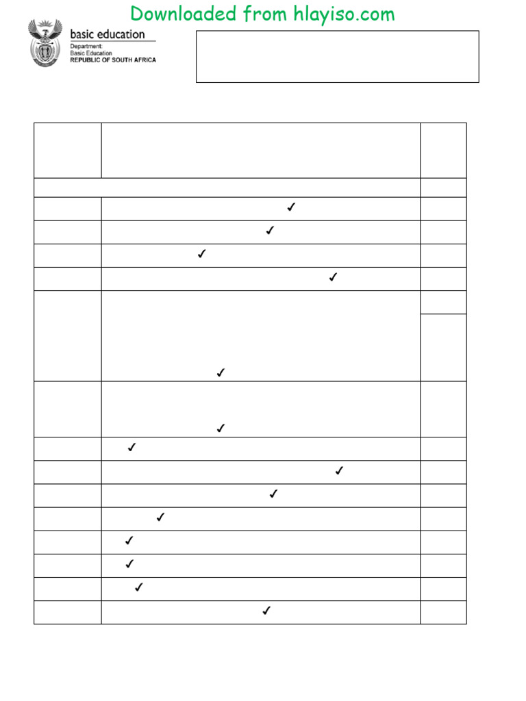 2014 Ana Grade 4 Afrikaans Fal Memo Pdf