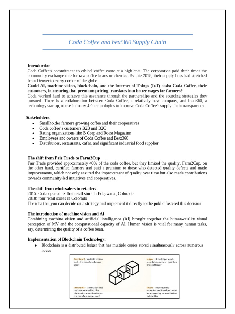 Coda Coffee | PDF