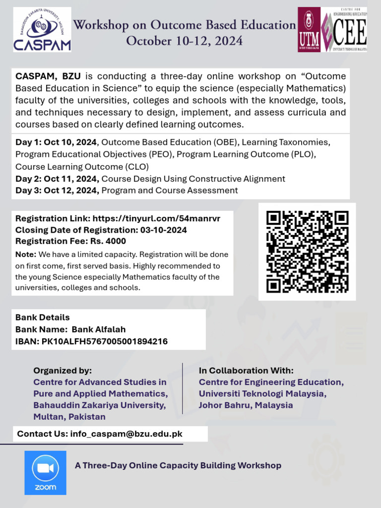 OBE Workshop-Poster | PDF