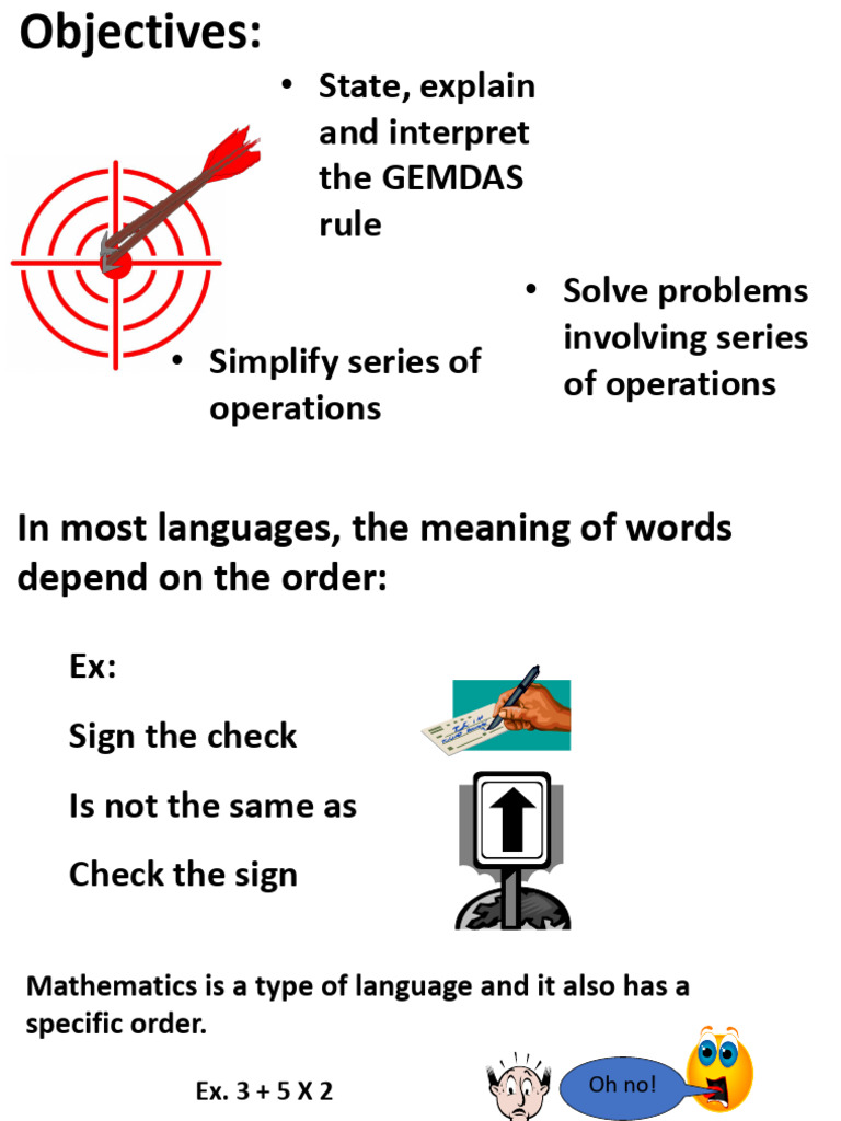 Math 7 Lesson 2.2 Order of Operations | PDF