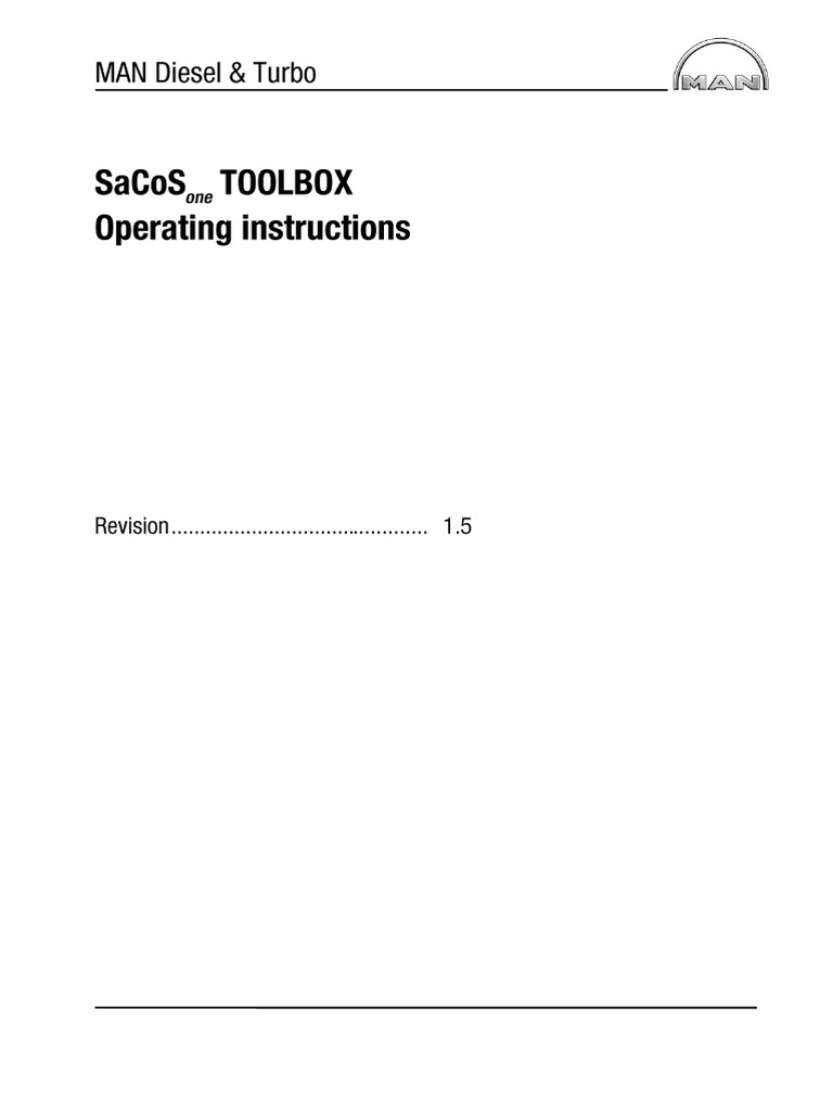 SaCoSone TOOLBOX - OpInstr - EN | PDF