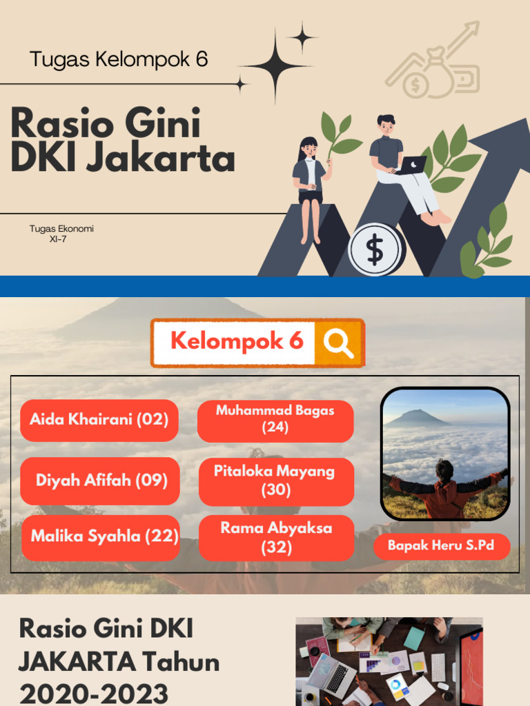 Analisis Rasio Gini DKI Jakarta 2020-2023 | PDF