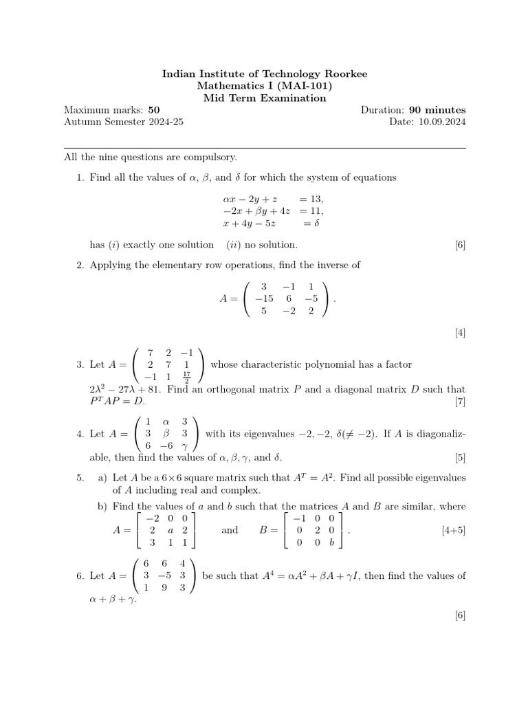 MTE 2024 Solution | PDF