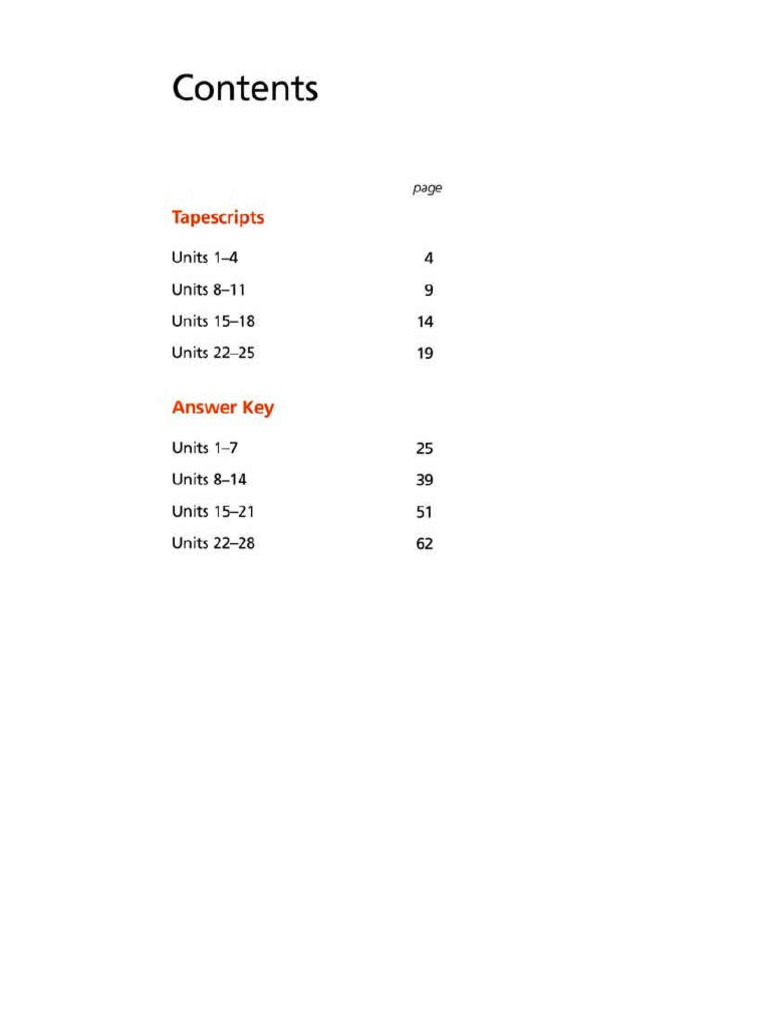Tactics For TOEIC Tapescript and Answer Key (Only Tapescripts) | PDF