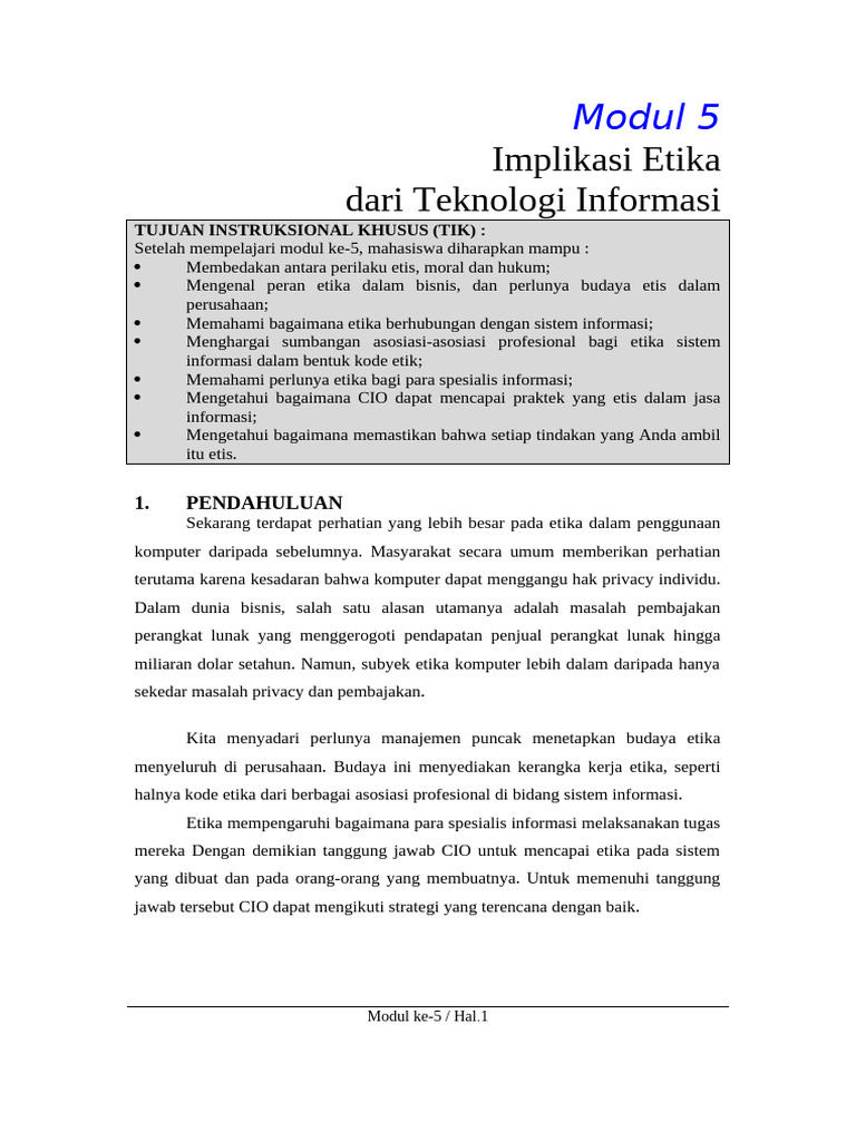Modul Ke 5 Sim Ptik OK | PDF