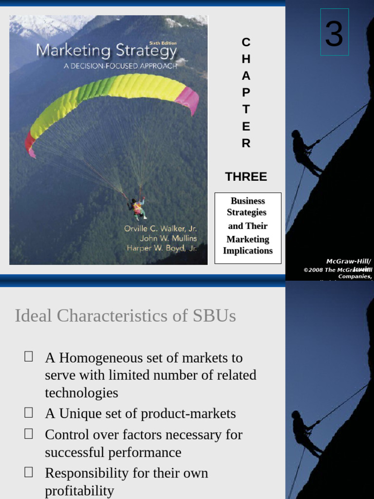 C H A P T E R Three: Business Strategies and Their Marketing ...