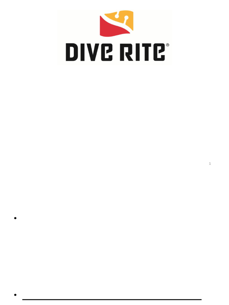 Manuales Dive Rite | PDF