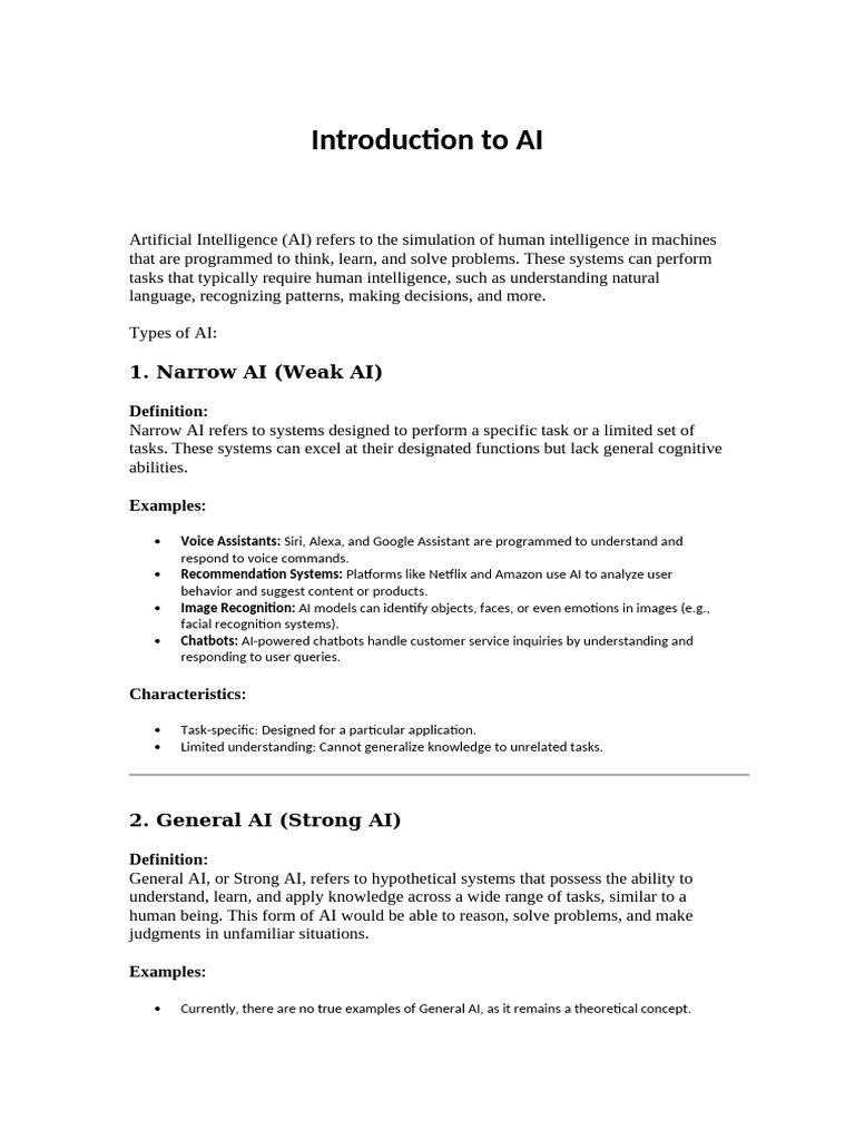 Introduction To Ai For Kids Pdf