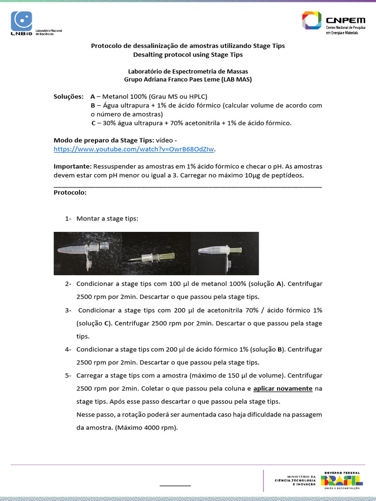 Protocolo Stage Tips 04set24 Site Enm | PDF