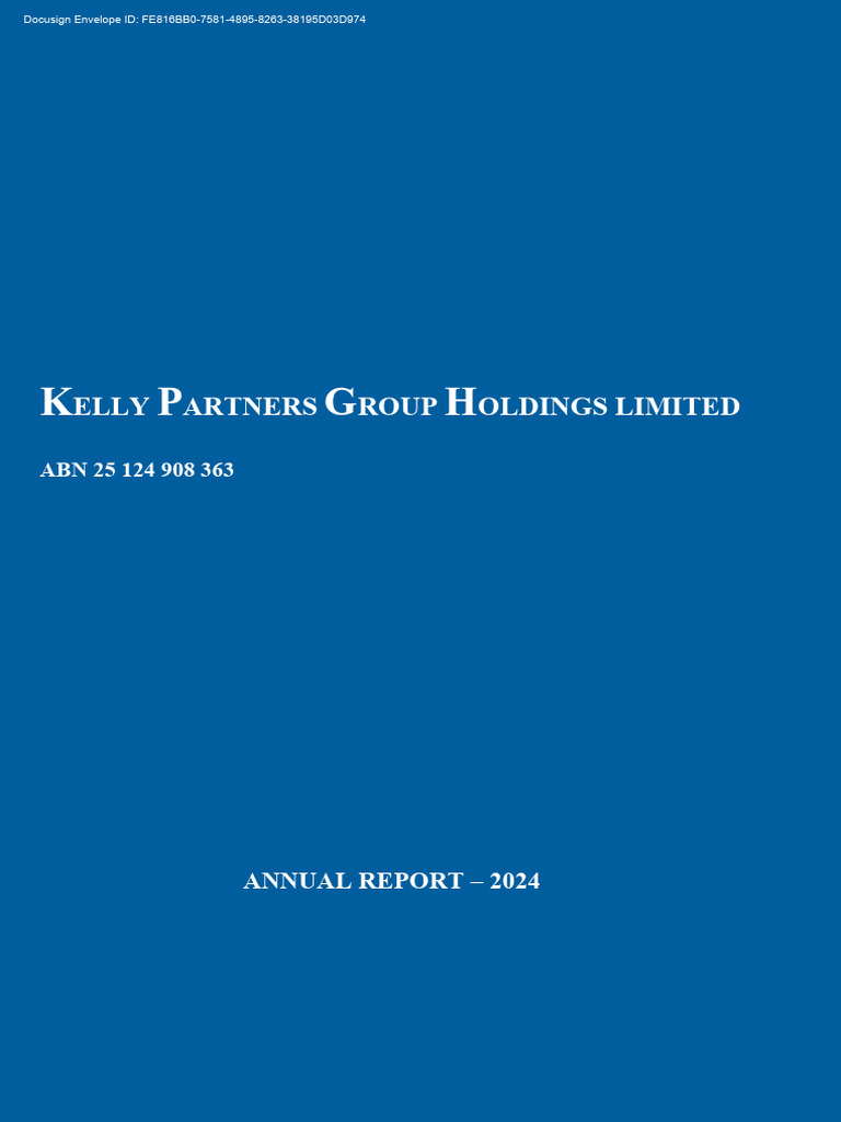 Kelly Partners 2024 Annual Report Summary | PDF | Cost Of Living | Business