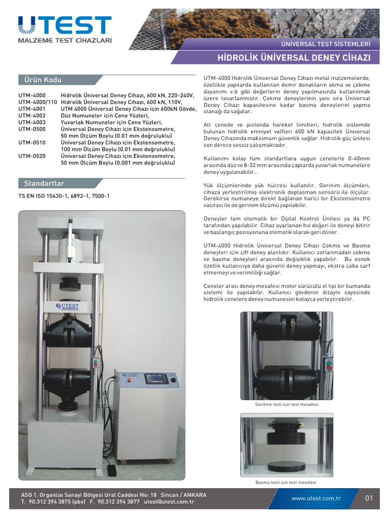 Utm 4000 TR | PDF