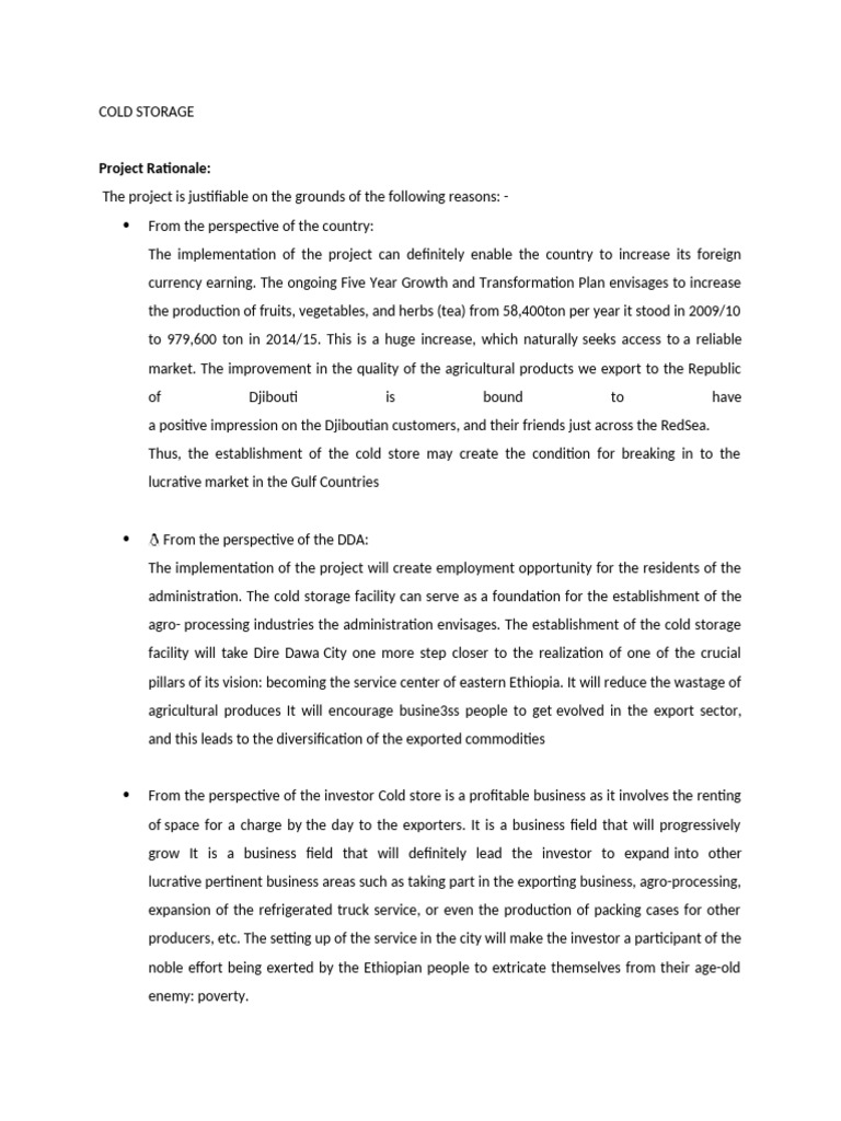 2 - Cold Storage | PDF