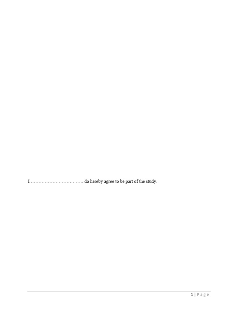 QUESTIONNAIRE For Research | PDF | Mammography | Science & Mathematics