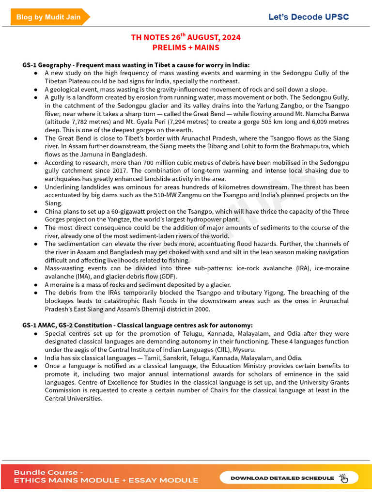 CA Notes by Mudit Jain 26th August Google Docs | PDF