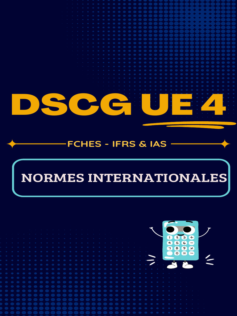Fiche Ue 4 DSCG - Ifrs - Ias-13 | PDF